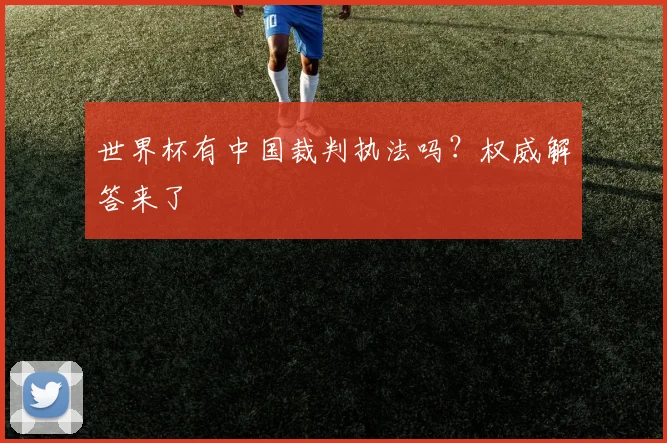 世界杯有中国裁判执法吗？权威解答来了